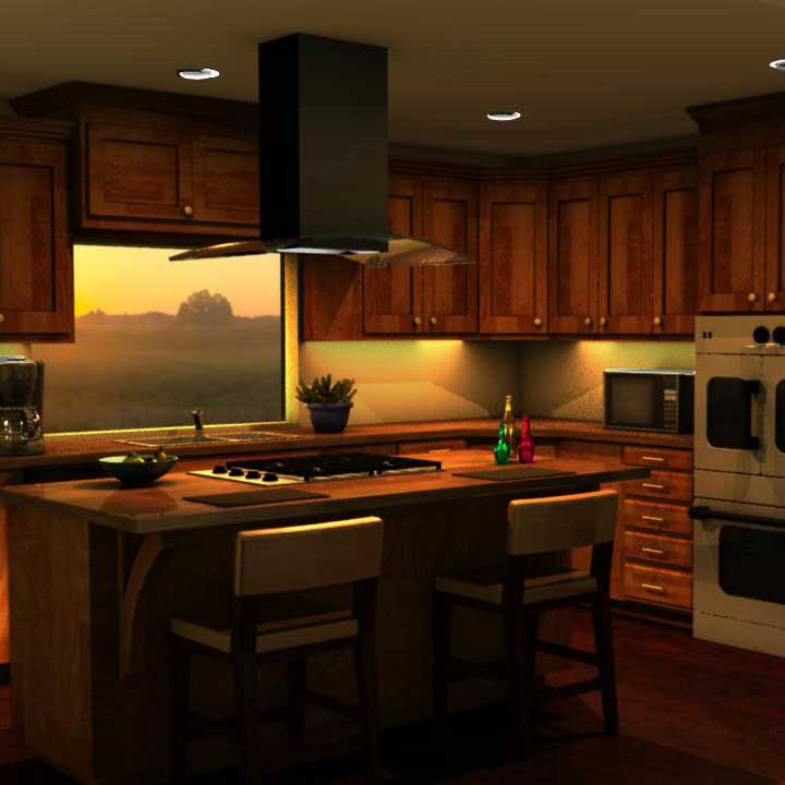 3D model of kitchen