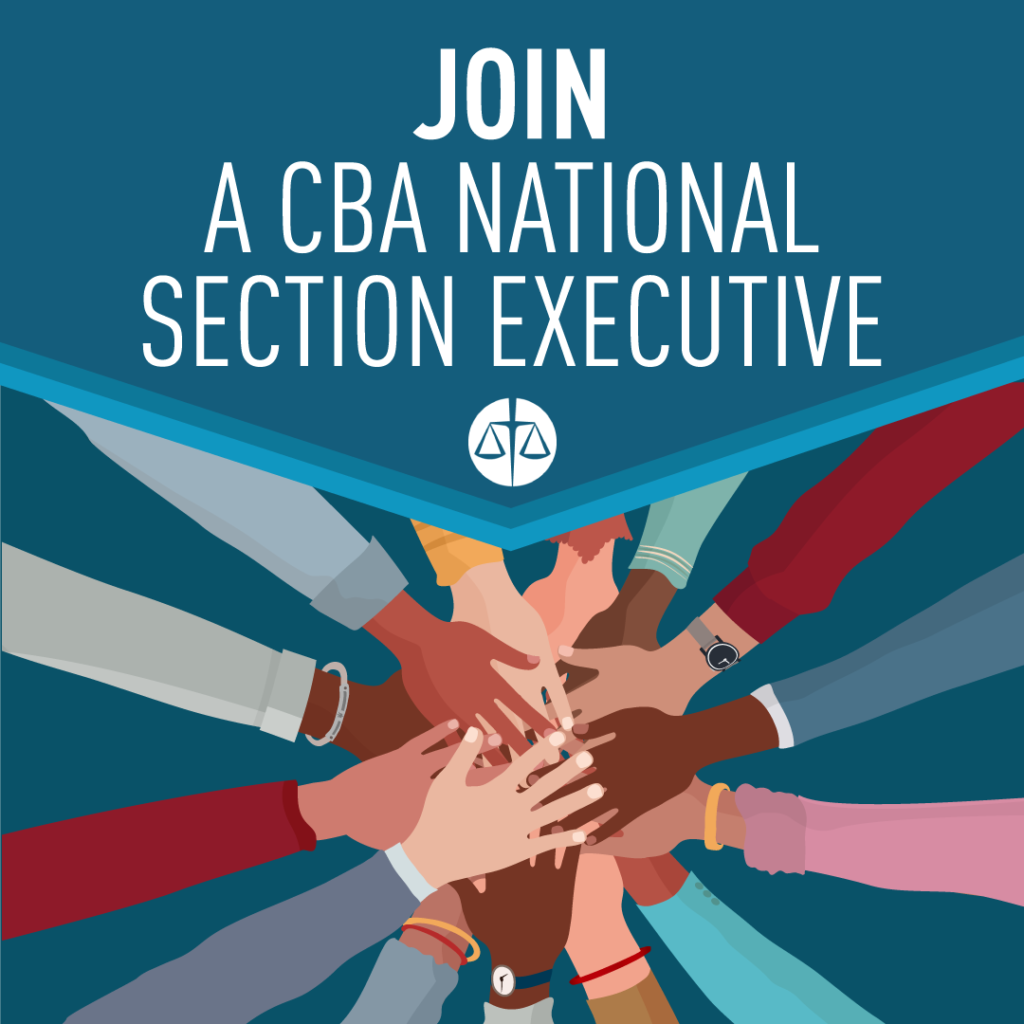 Join a CBA National Section executive